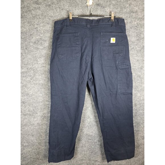 Carhartt Pants Mens 40x30 Rugged Flex Relaxed Fit Canvas Dungaree Work BN2291-M - Picture 13 of 14